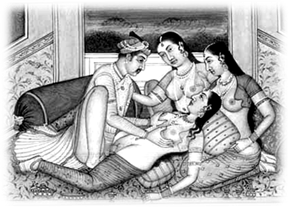Illustration from Kama Sutra (19th century?)